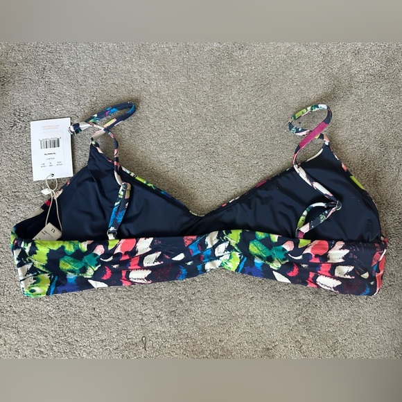 Andie Swim The Molokai Top in Butterfly Colorful Sustainable Bikini Top - Picture 3 of 7